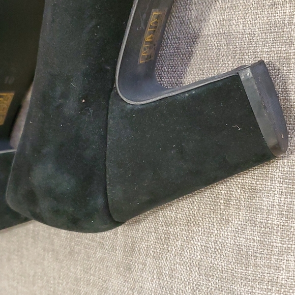 Jeffrey Campbell poetry women  black suade pums size 10 - Picture 7 of 15